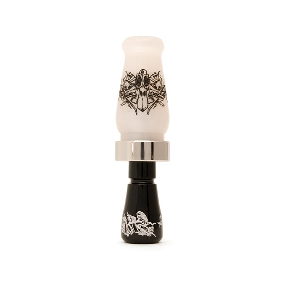 RNT Daisy Cutter Acrylic Duck Call Pearl and Black