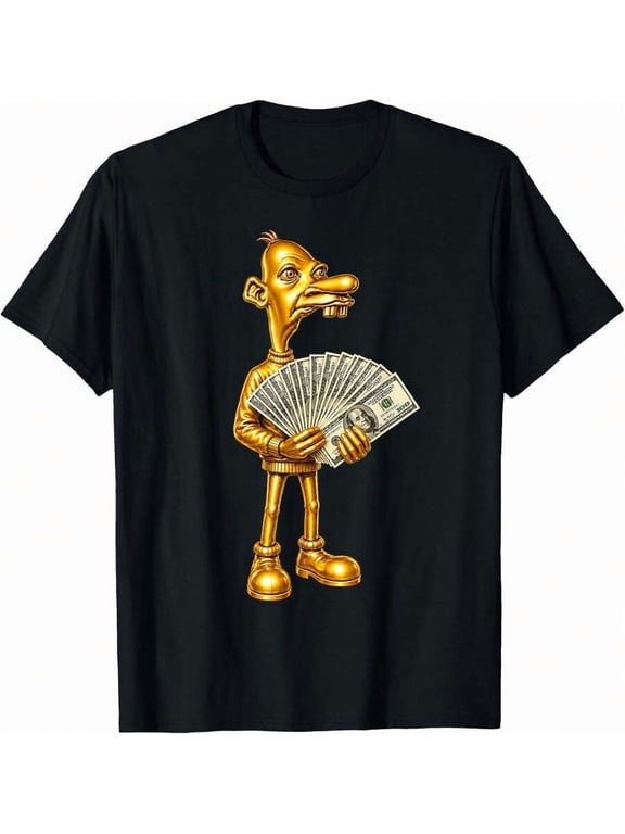 Rich Neegy Brainrot Meme Tuff Flexing Ironic Gen Alpha Gen Z T-Shirt
