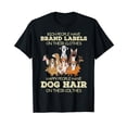 thumbnail image 1 of Rich People Have Brand Labels On Their Clothes Happy People T-Shirt, 1 of 5