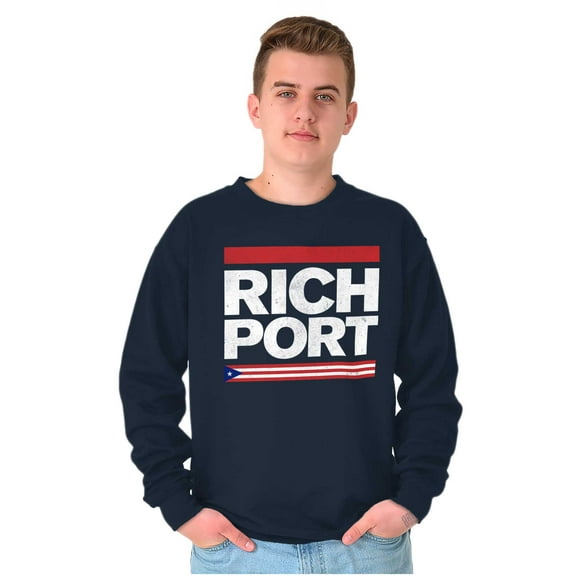 Rich Port Puerto Rican Flag PR Pride Sweatshirt for Men or Women Brisco Brands S