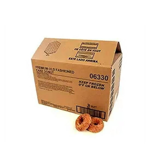 Rich Products Old Fashioned Premium Cake Doughnut, 2 Ounce -- 84 per case.