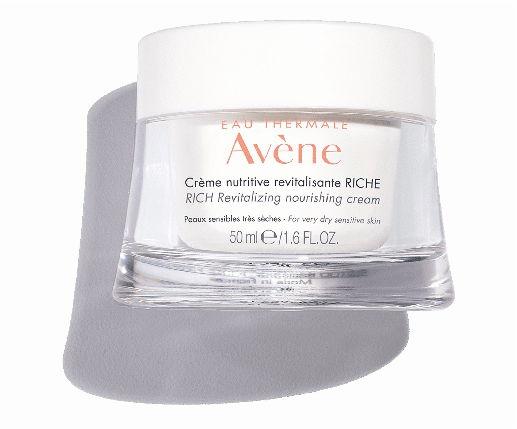Avene Revitalizing Nourishing Cream RICH - Ultra Nourishing Face Moisturizer - Non-comedogenic, 1.6 fl oz
