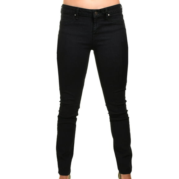 Rich and Skinny Womens Marilyn Stretch Denim Jeans | Black Tar 29