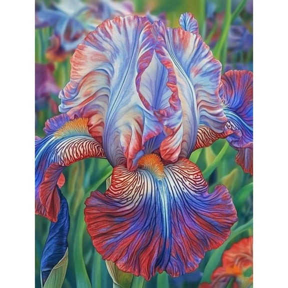 Rich in Color/Perennial Iris /Low Maintenance Garden Decoration