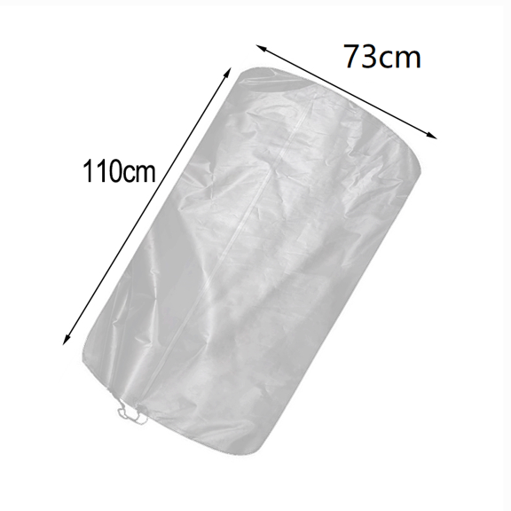 RichLink 1Pcs Garden 4 Tires Stacked Dust Cover Black Silver 420D 82Cm*120Cm 73Cm*110Cm,Silver 73*110CM