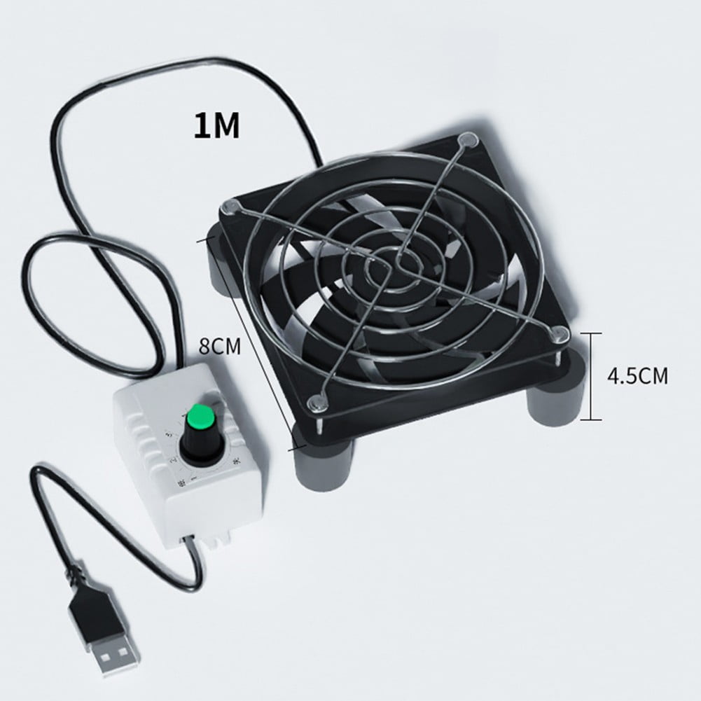 RichLink 1Pcs Router Cooling Fan Noise-Free Strong Wind Power Fast ...