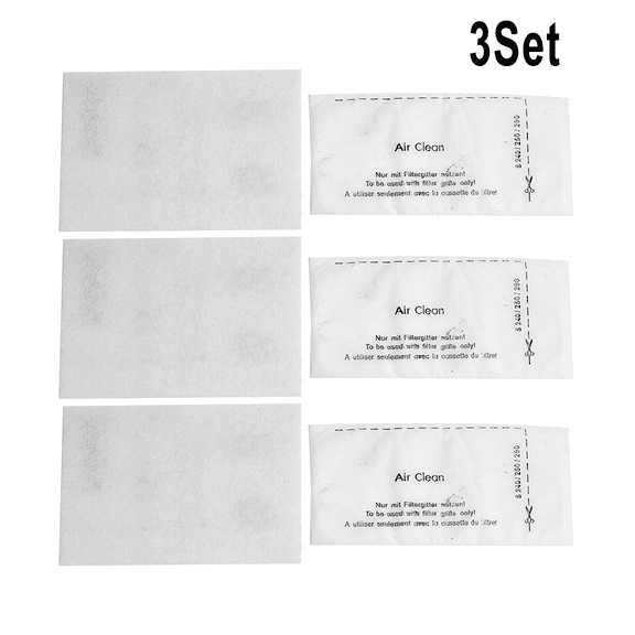 RichLink 3 Pack AirClean Filters and Motor Protection Filters Replacement for Super Air Clean & Motor Filters Sf-SAC 20/30 Vacuum Cleaner 3944711
