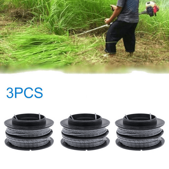RichLink 3Pack String Trimmer Replacement Spool for SB00L00 ST60V-T0 .080-Inch 80V Front Mount String Trimmer Replacement Spool Refills Dual Line, Trimmer Line