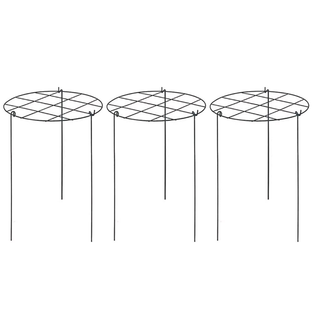RichLink 3Pcs Plant Climbing Frame Hydrangea Rose Bracket Creative Climbing Flower Bracket Gardening Green Plant Support Bracket Fixed Ro,Grid type