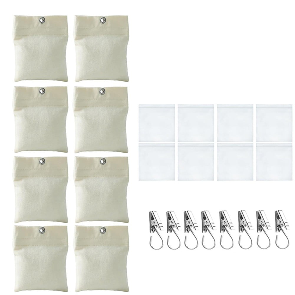 RichLink 8 Pack Outdoor Curtain Weights, 15Oz Outdoor Curtain Sandbag Weighted Bags