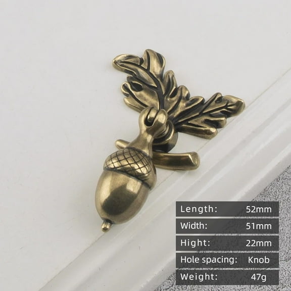 RichLink Cabinet Knob Drawer Knob Knob Zinc Alloy Knob Bronze Knob for Furniture Kitchen Cabinets Bedside Cabinet Drawer,Bronze