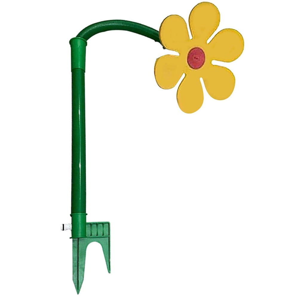 RichLink Dancing Daisy Garden Sprinkler: 720° Rotating Water Feature for Lawn Fun!