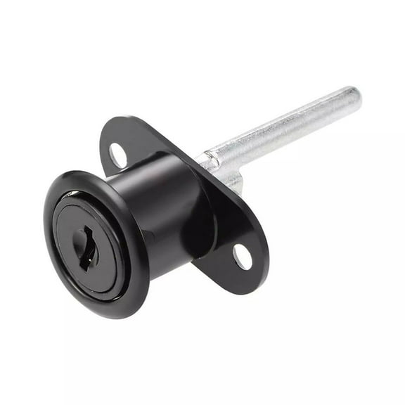 RichLink Drawer Lock 19Mm Cylinder Diameter for Desk Cabinet Locker Showcase Black&WhiteBlack