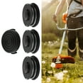 thumbnail image 1 of RichLink Einhell String Trimmer Replacement Spool Set for Gc-Et 4530, 3-Pack Trimmer Head Kit with Cap Cover, 1.4Mm Nylon Thread, Compatible with Rtv 400/550, 1 of 8