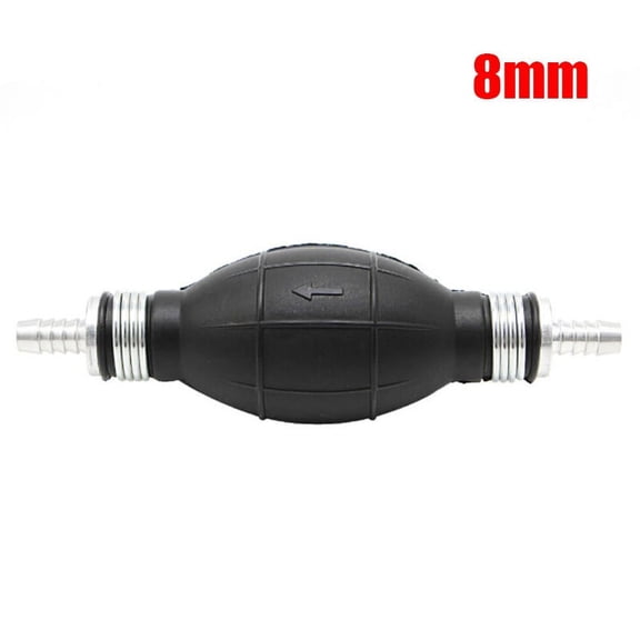 RichLink Fuel Line Pump Primer Bulb Hand Primer Gas Petrol Pumps Rubber+ Aluminum,8mm