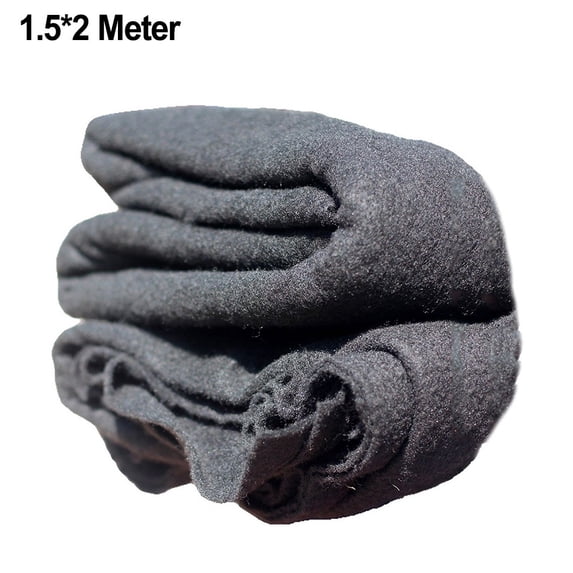 RichLink Garden Pond Non Woven Black Bottom Sheet Protect Pond Liner From Rocks,1.5X2m