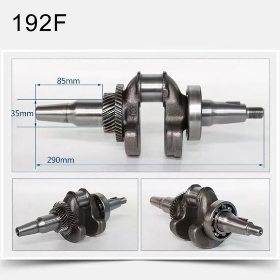 RichLink Generator Engine Crankshaft Designed To Fit Multiple Models including 168F