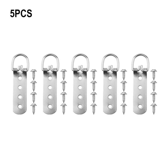 RichLink Heavy Duty Picture Hangers D Rings Picture Hanging Photo Frame Hangers Picture Hanging Hooks with Screws Picture Hanging Kit