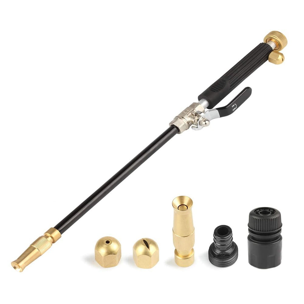 RichLink High Pressure Adjustable Garden Hose Nozzle: 3 Spray Tips for Ultimate