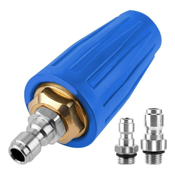 RichLink High Pressure Washer Nozzle Pressure Washer Tip 360-Degree Rotating Spray,Blue