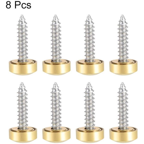 RichLink Mirror Nail Mirror Screws Mirror Screws Table Mirror Screw Fasteners Mirror Screws Decorative Mirror Decorative Nails