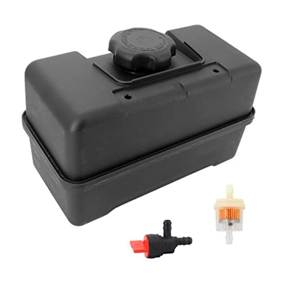 RichLink Plastic Fuel Tank with Shut off Valve Fuel Cap Fits for Remote Mounting 691993