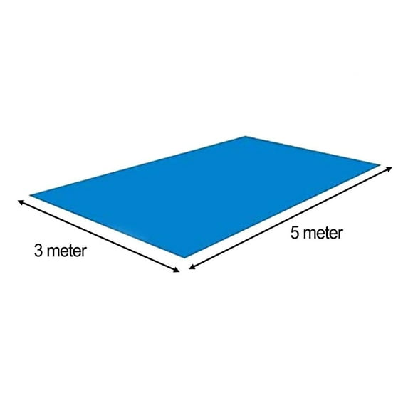 RichLink Rectangular Foldable Waterproof inflatable Pools Above Ground Pool Groundsheet 3×5