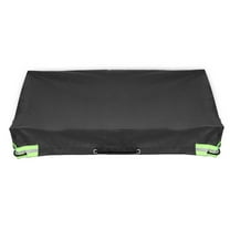 RichLink Tarpaulin Tarp Tarpaulin Cover Heavy Duty Waterproof Camping Trailer Cover Black