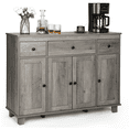 thumbnail image 1 of RichYa 47.2'' Sideboard Buffet Cabinet with 3 Drawers & 4 Doors, Coffee Bar for Kitchen, Dining Room Chest, 1 of 7