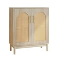 thumbnail image 1 of RichYa Rattan Sideboard Cabinet for Kitchen,Living Room,Dinning Room,Buffet-Natural, 1 of 7