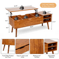 thumbnail image 1 of RichYa Wooden Lift Top Coffee Table, Large Hidden Compartment Rectangular, 1 of 8