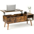 thumbnail image 1 of RichYa Wooden Lift Top Coffee Table for Living Room,Rustic Brown, 1 of 9