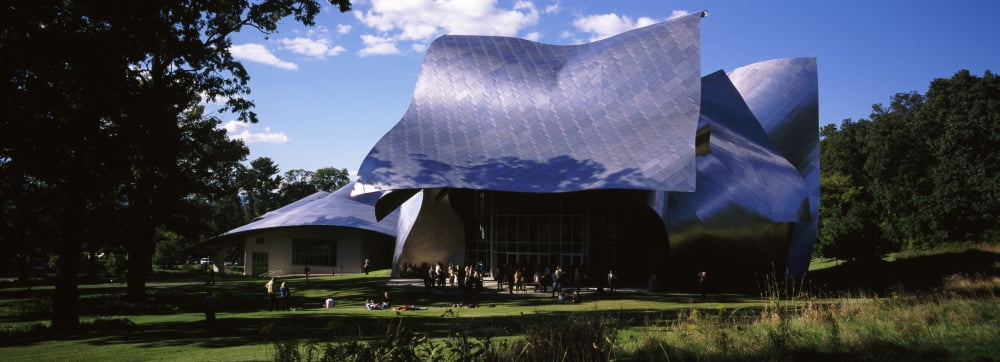Richard B Fisher Center for the Performing Arts at Bard College Annandale-on-Hudson New York State USA Canvas Art - Panoramic Images (36 x 12)