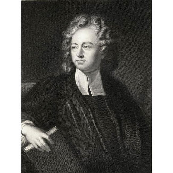 Richard Bentley 1662-1742 British Clergyman From The Book -Gallery of Portraits Published London 1833 Poster Print, 13 x 17