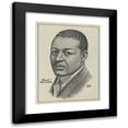 thumbnail image 1 of Richard Brent 12x14 Black Modern Framed Museum Art Print Titled - Bert Williams (1935 - 1943), 1 of 5