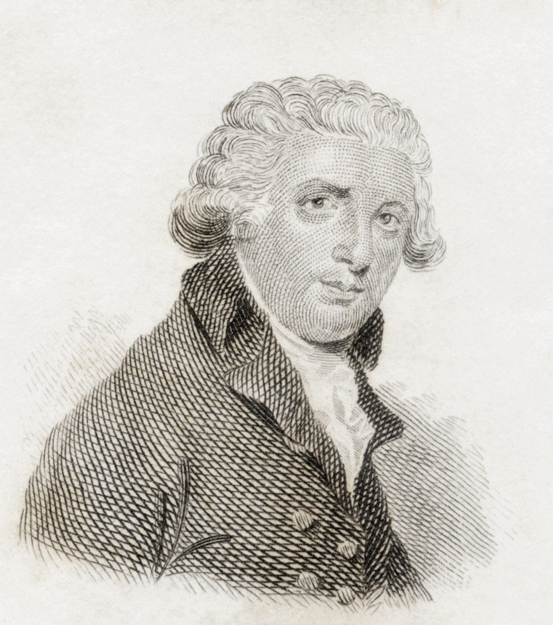 Richard Brinsley Sheridan 1751 To 1816 Anglo Irish Dramatist And Politician From Crabbs Historical Dictionary Published 1825 Canvas Art - Ken Welsh Design Pics (26 x 30)