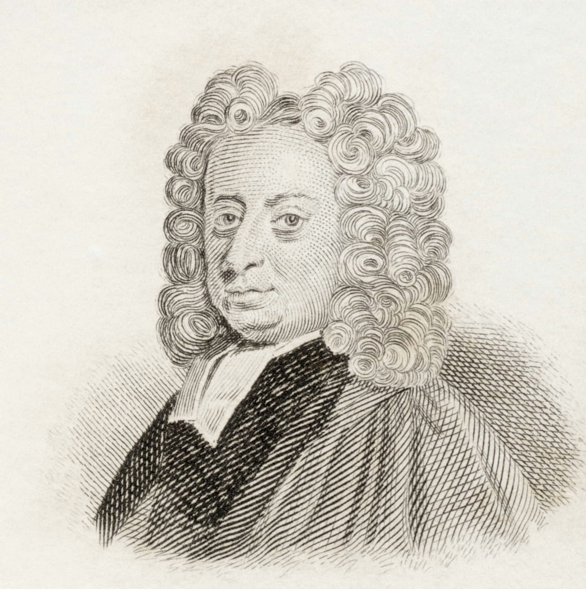 Richard Brinsley Sheridan 1751 To 1816 Irish-Born Playwright And Poet From Crabbs Historical Dictionary Published 1825 Canvas Art - Ken Welsh Design Pics (24 x 24)