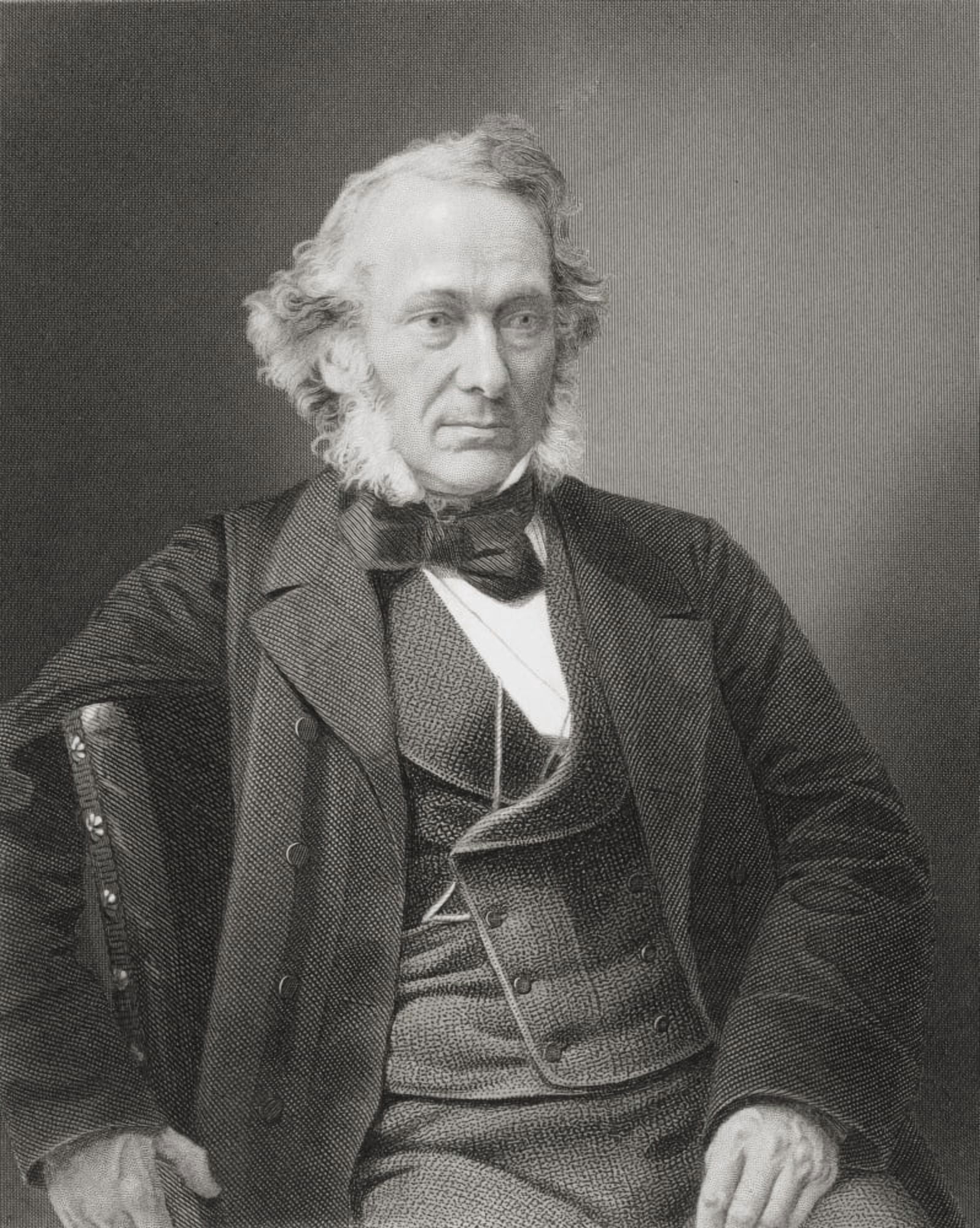 Richard Cobden 1804 To 1865 British Manufacturer And Radical And Liberal Statesman From The Age We Live In A History Of The Nineteenth Century Canvas Art - Ken Welsh Design Pics (13 x 16)