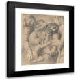 thumbnail image 1 of Richard Cosway 12x14 Black Modern Framed Museum Art Print Titled - Christ Blessing Little Children, 1 of 5