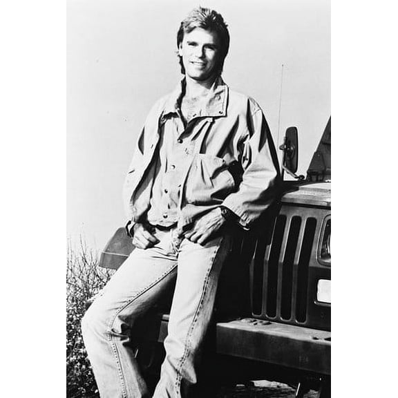 Richard Dean Anderson as Angus Macgyver in Macgyver 24x36 Poster With Jeep