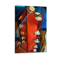 Richard Estes Poster Store Canvas Famous Paintings, Wall Art Posters, Decorative Hanging Pictures Canvas Art Poster and Wall Art Picture Print Modern Family bedroom Decor Posters 12x18inch(30x45cm)