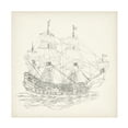 thumbnail image 1 of Richard Foust 'Antique Ship Sketch IX' Canvas Art, 1 of 2