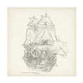 thumbnail image 1 of Richard Foust 'Antique Ship Sketch V' Canvas Art, 1 of 2