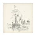 thumbnail image 1 of Richard Foust 'Antique Ship Sketch VII' Canvas Art, 1 of 3