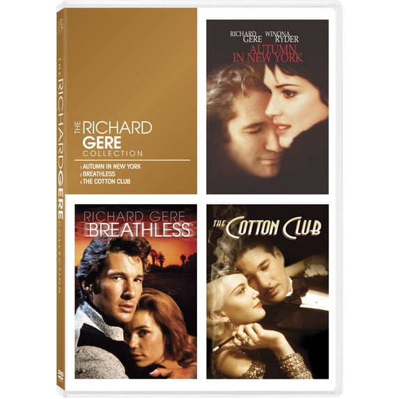 Richard Gere Collection: Autumn in New York / Breathless / The Cotton Club NEW