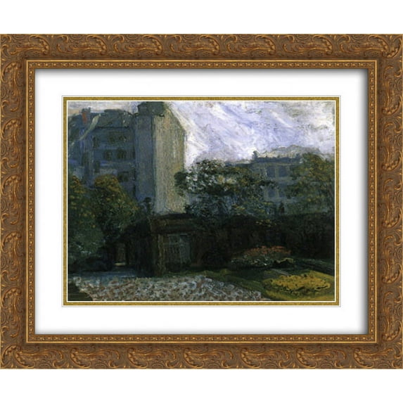 Richard Gerstl 2x Matted 24x20 Gold Ornate Framed Art Print 'Liechtenstein Palace'