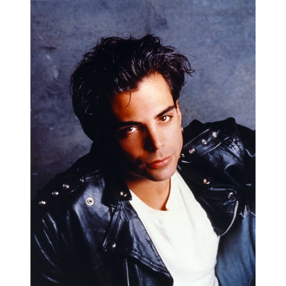 Richard Grieco Portrait in Black Leather Jacket Photo Print (8 x 10)