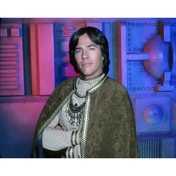 Richard Hatch as Apollo portrait arms folded Battlestar Galactica poster 16x20