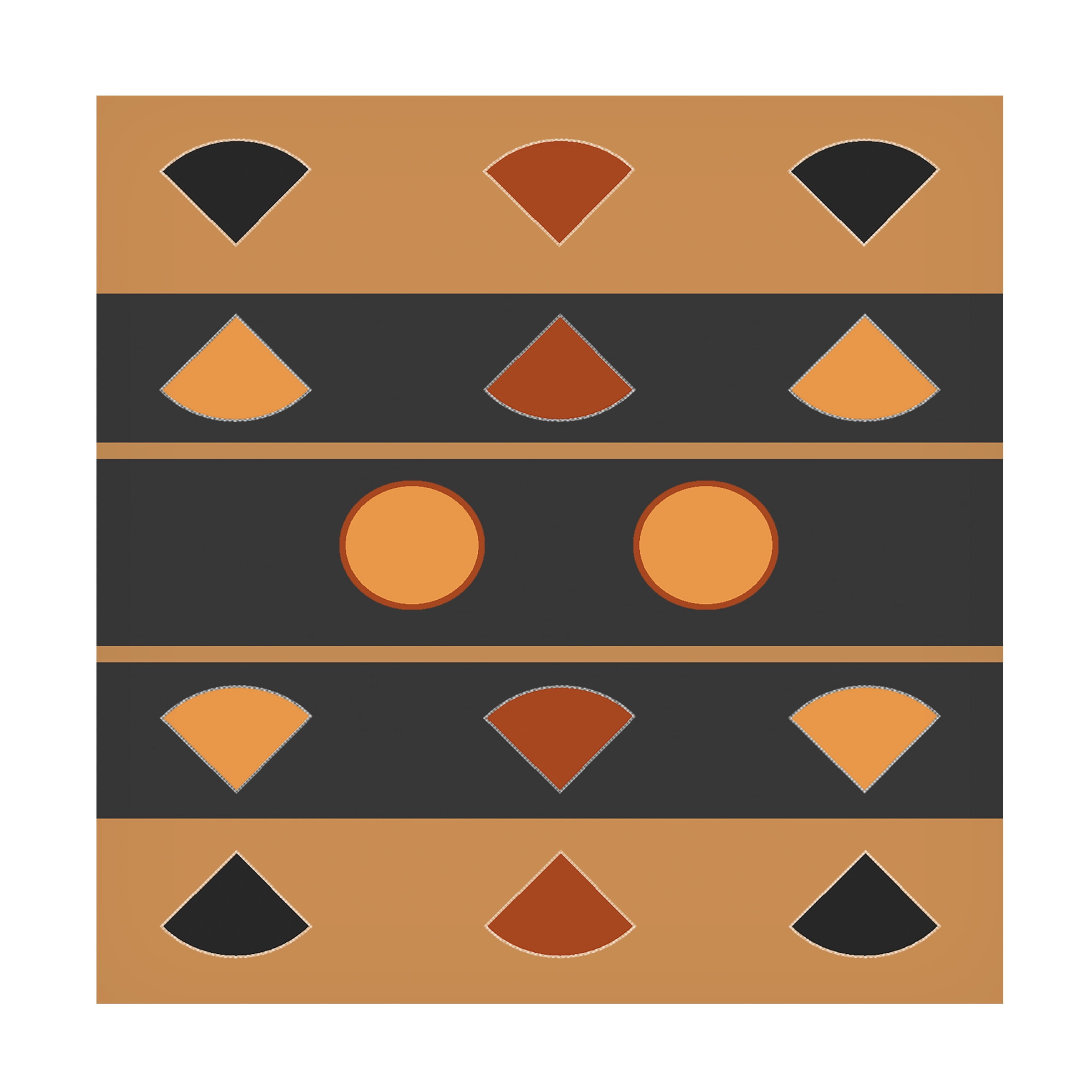 Richard Homawoo 'Ethnic Pattern 4' Canvas Art