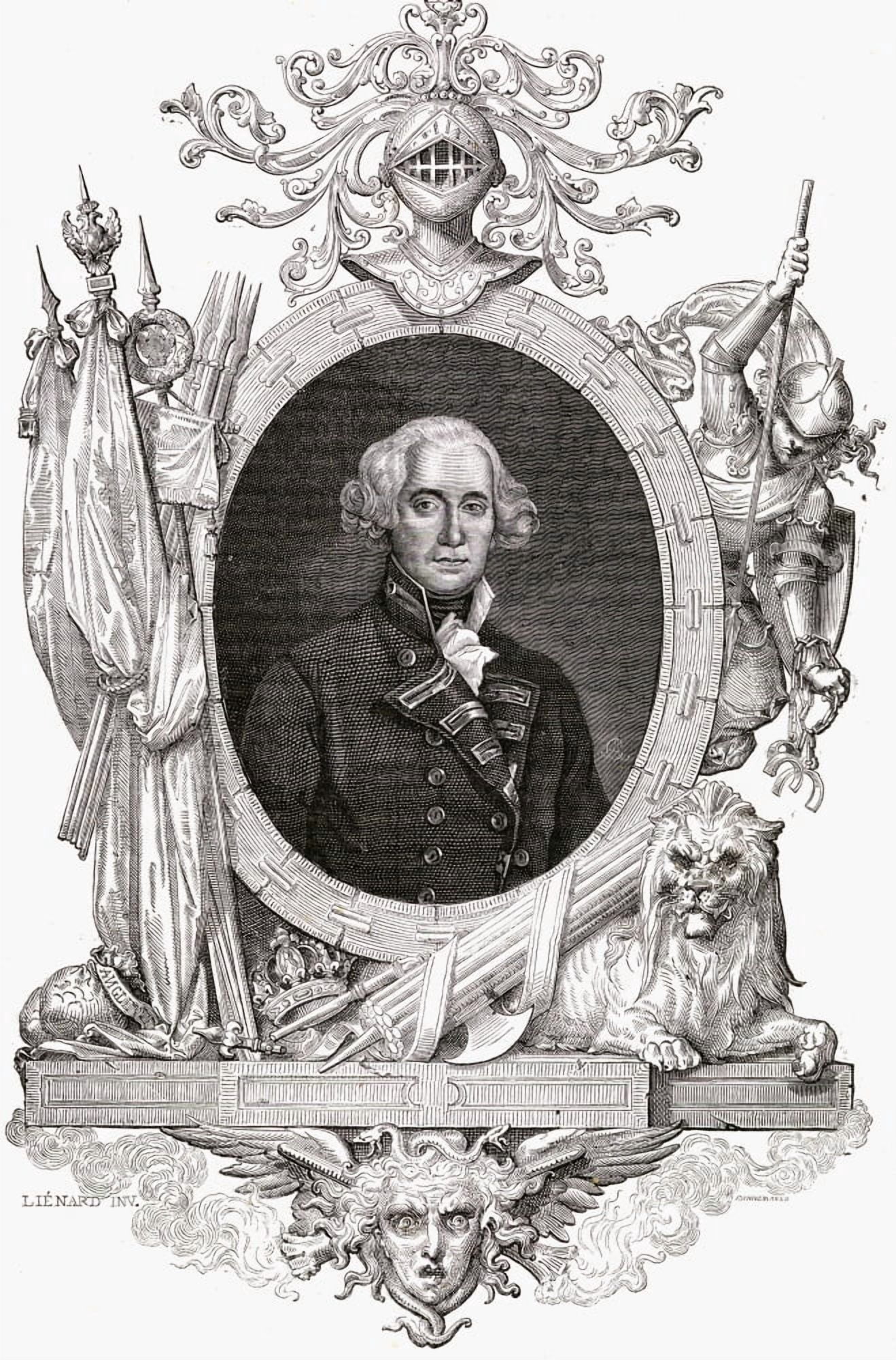 Richard Howe1St Earl Howe1726-1799 British Admiral Engraved By Pannemaker-Ligny After Linard From Histoire De La Revolution Francaise By Louis Blanc Canvas Art - Ken Welsh Design Pics (12 x 18)